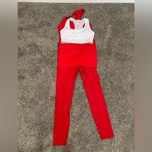 Zyia active. Leggings, tank top, and a sports bra